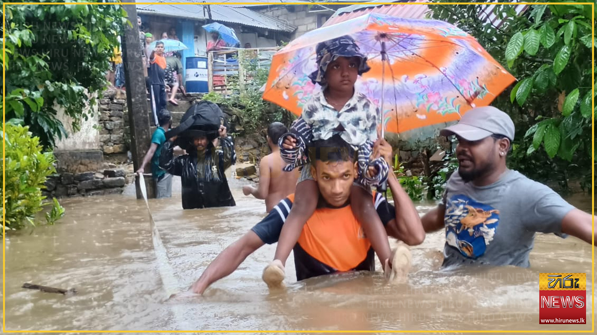 ගංවතුරට හසු වූ වතු කම්කරුවන් බේරාගන්න යුද හමුදාවත් එයි