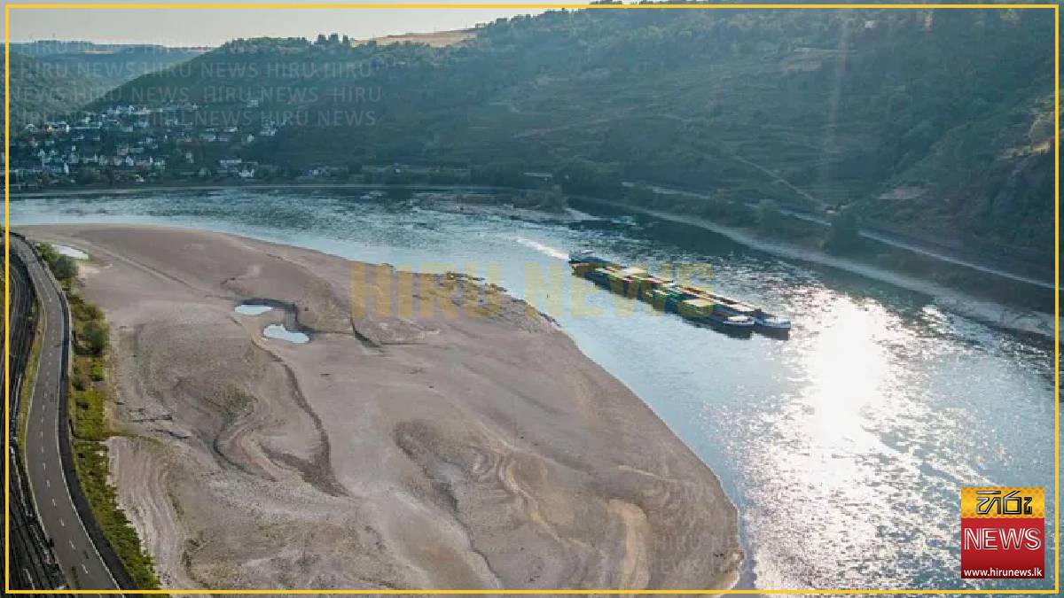Rhine falls to record low levels as drought strains Europe's rivers