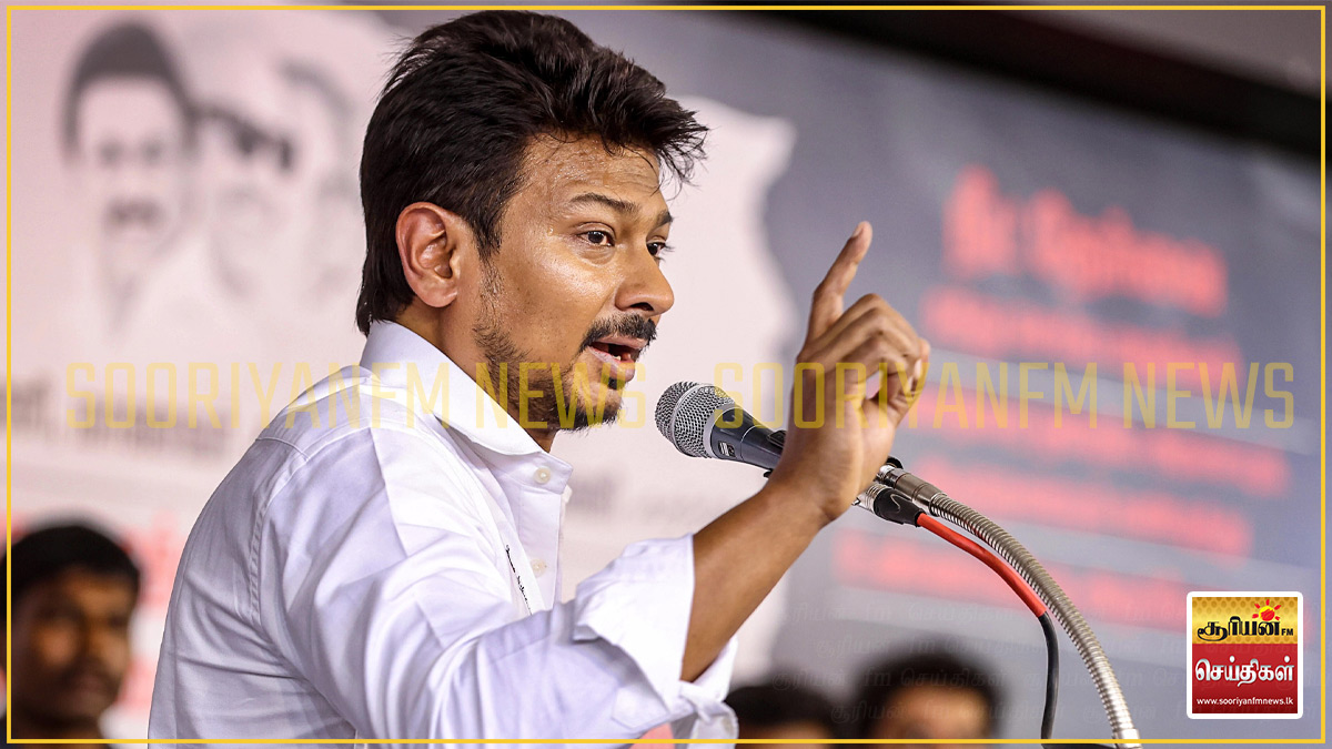 உதயநிதி ஸ்டாலின் பேச்சைக் கண்டித்து தவெக சார்பில் இன்று போராட்டம்