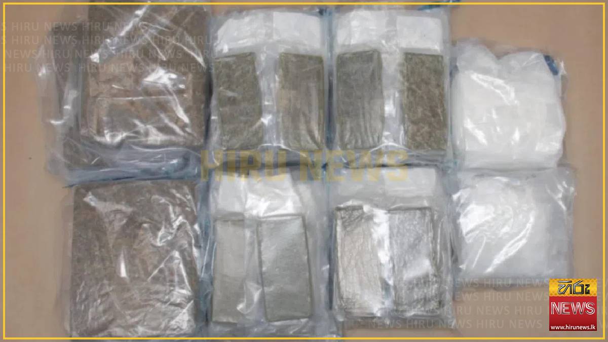 Man arrested for trying to smuggle over 8.6kg of cannabis, 1.5kg of Ice