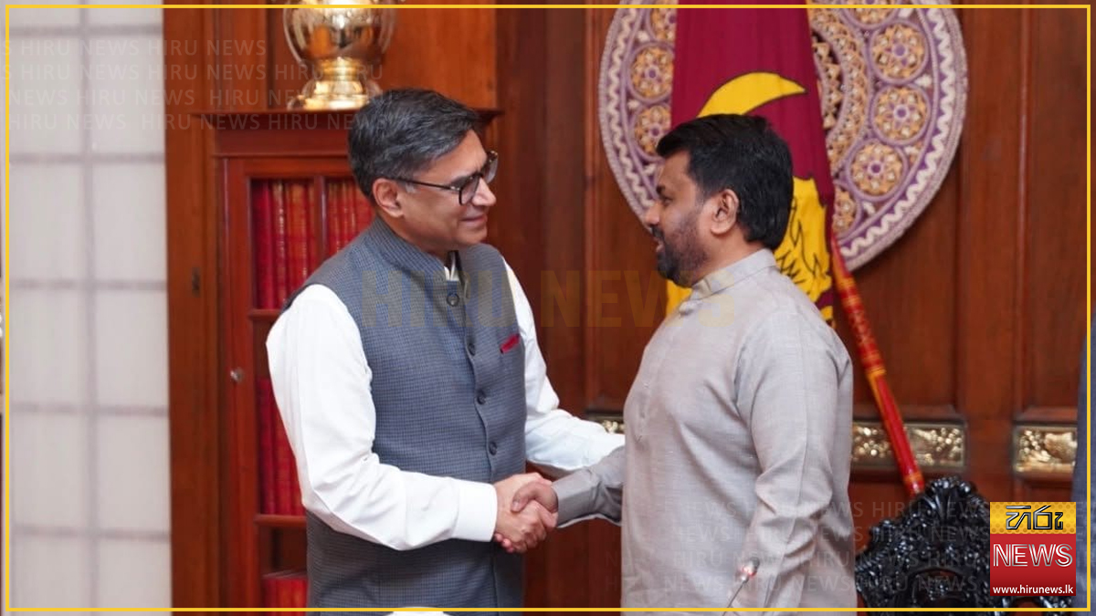 ඉන්දීය විදේශ ලේකම් සහ ජනපති අතර හමුවක් - ඩොලර් මිලියන 350ක ඉන්දීය ණය ආධාර ගිවිසුම් අත්සන් තබයි