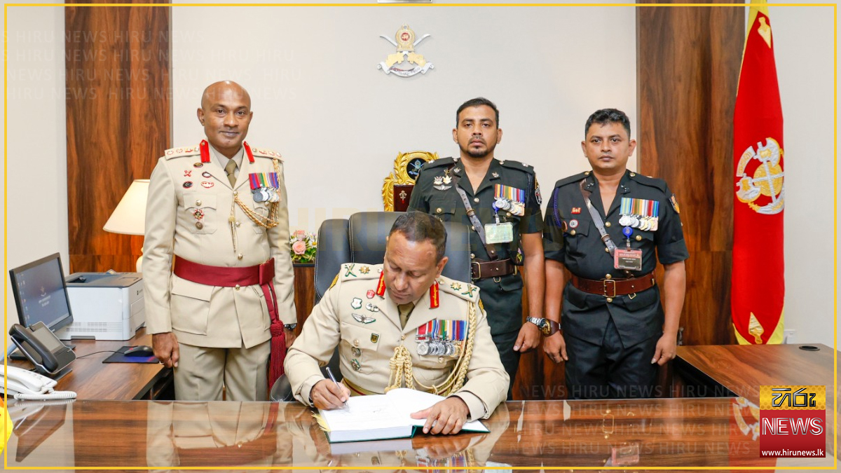 ශ්‍රී ලංකා යුද හමුදාවේ 70 වැනි මාණ්ඩලික ප්‍රධානී රාජකාරී අරඹයි