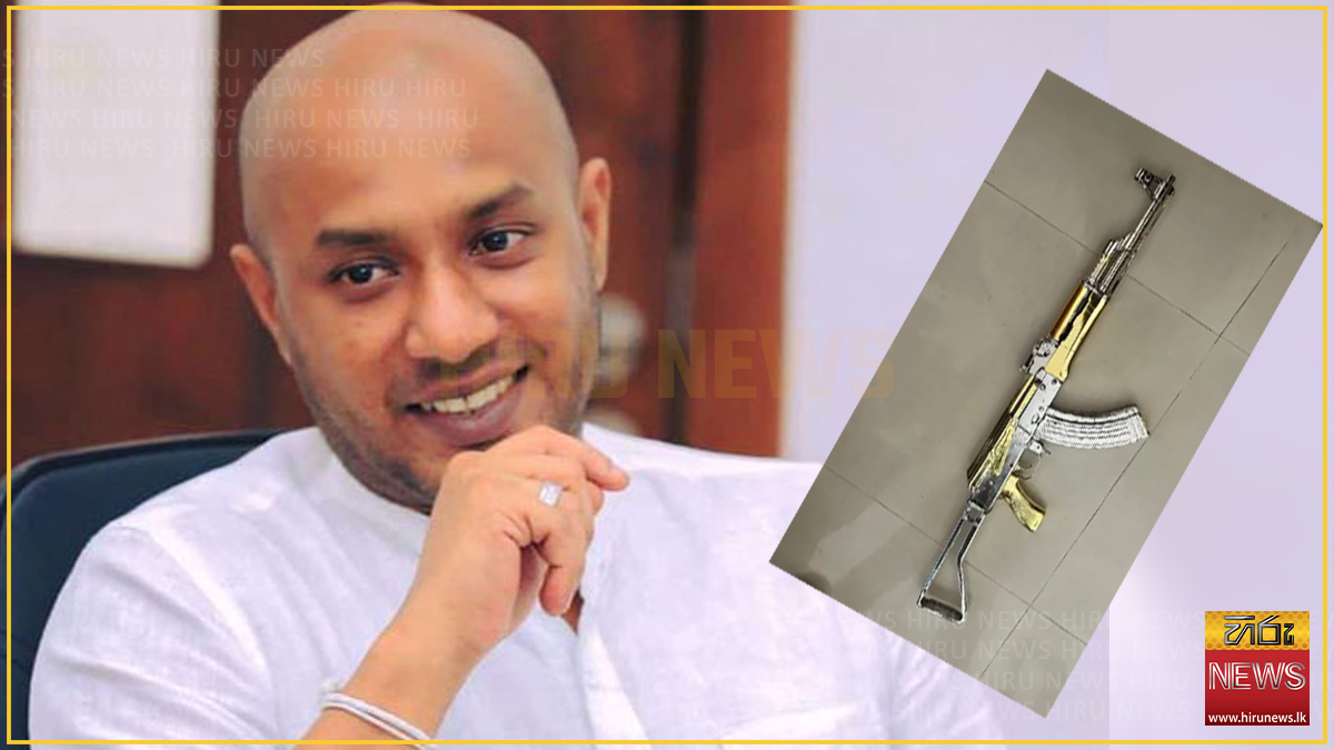 රන් ආලේපිත T-56 ගිනි අවි සිද්ධියට හිටපු අමාත්‍ය දුමින්ද ඇතුළු දෙදෙනෙකුට අධිචෝදනා