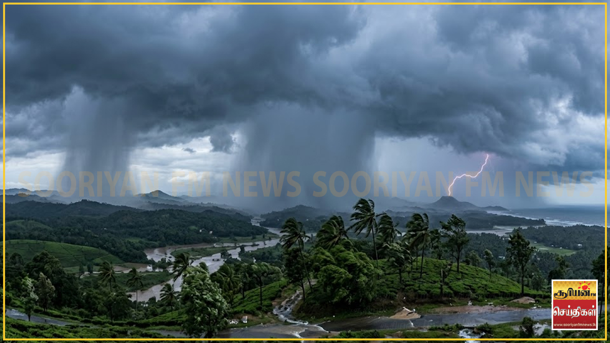 சில பகுதிகளில் இன்று 100 மில்லிமீட்டருக்கும் அதிக பலத்த மழை : வளிமண்டலவியல் திணைக்களம் எச்சரிக்கை!