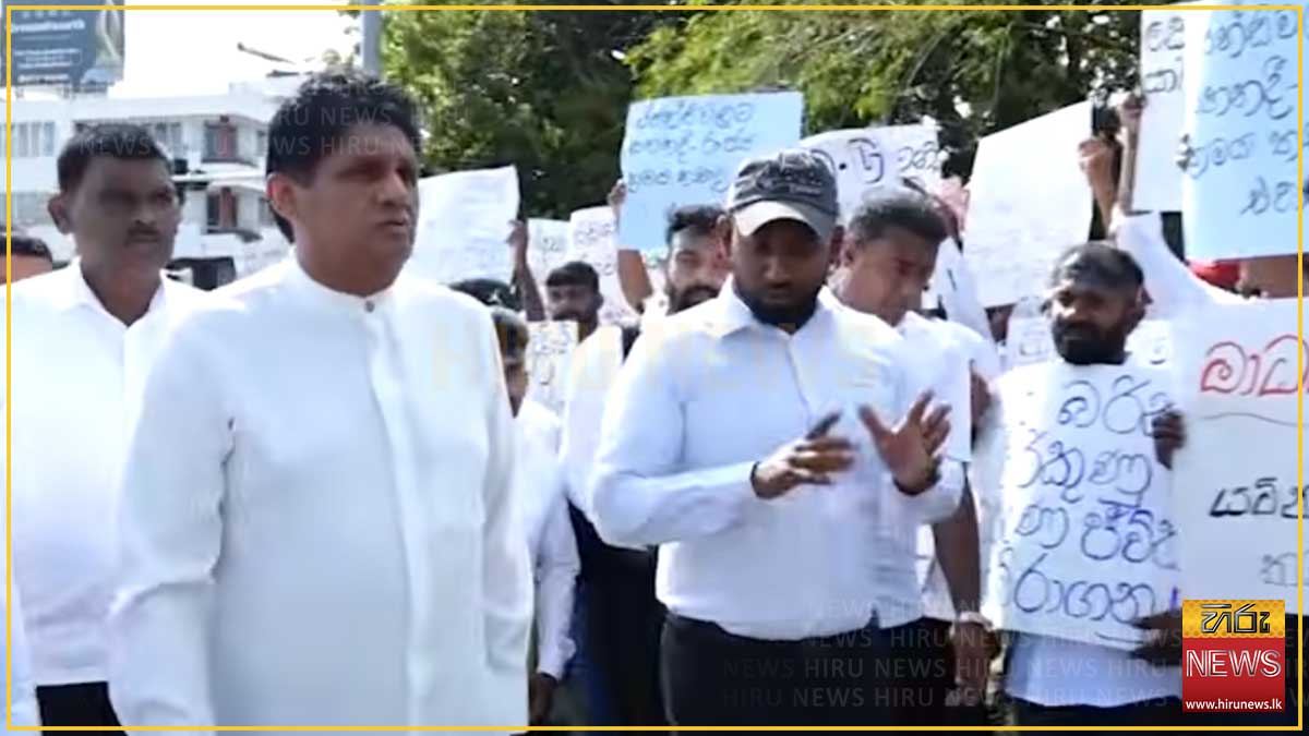 අසාධාරණයට ලක්වූ ඊශ්‍රායල් රැකියා ගිවිසුම් අපේක්ෂයන් වෙනුවෙන් විපක්ෂ නායක සජිත් පෙනී සිටියි