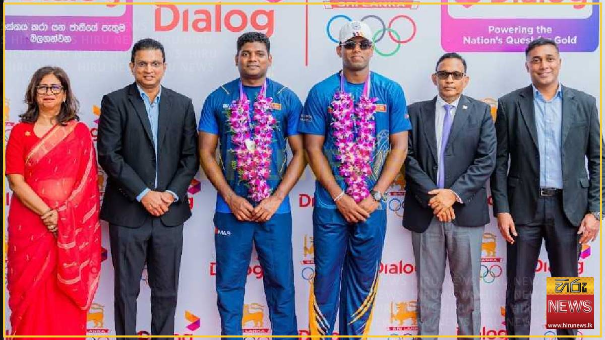 Dialog honours Commonwealth Games medallists Rumesh Tharanga and Palitha Bandara