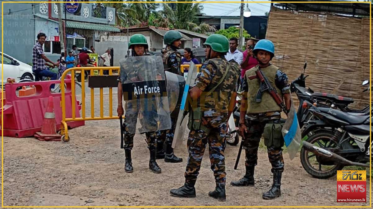 දළුපොත බන්ධනාගාරයේ නොසන්සුන්තාවය පාලනයට ආරක්ෂක අංශ