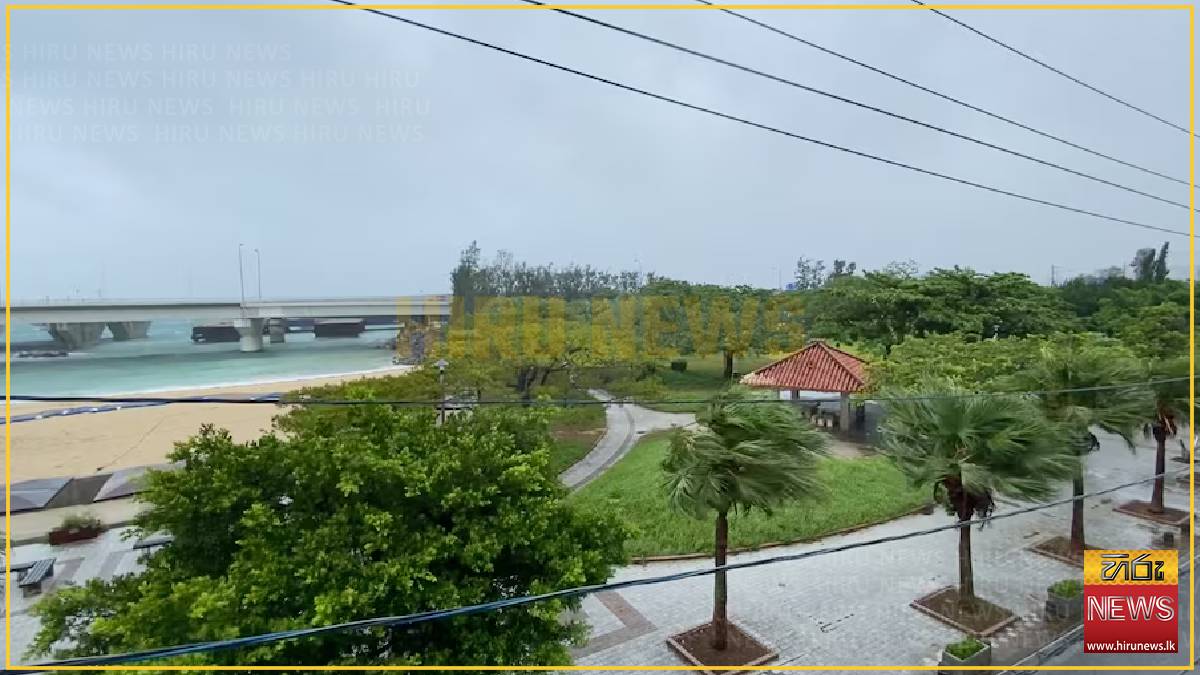 Typhoon Dolphin hits Japan's Okinawa