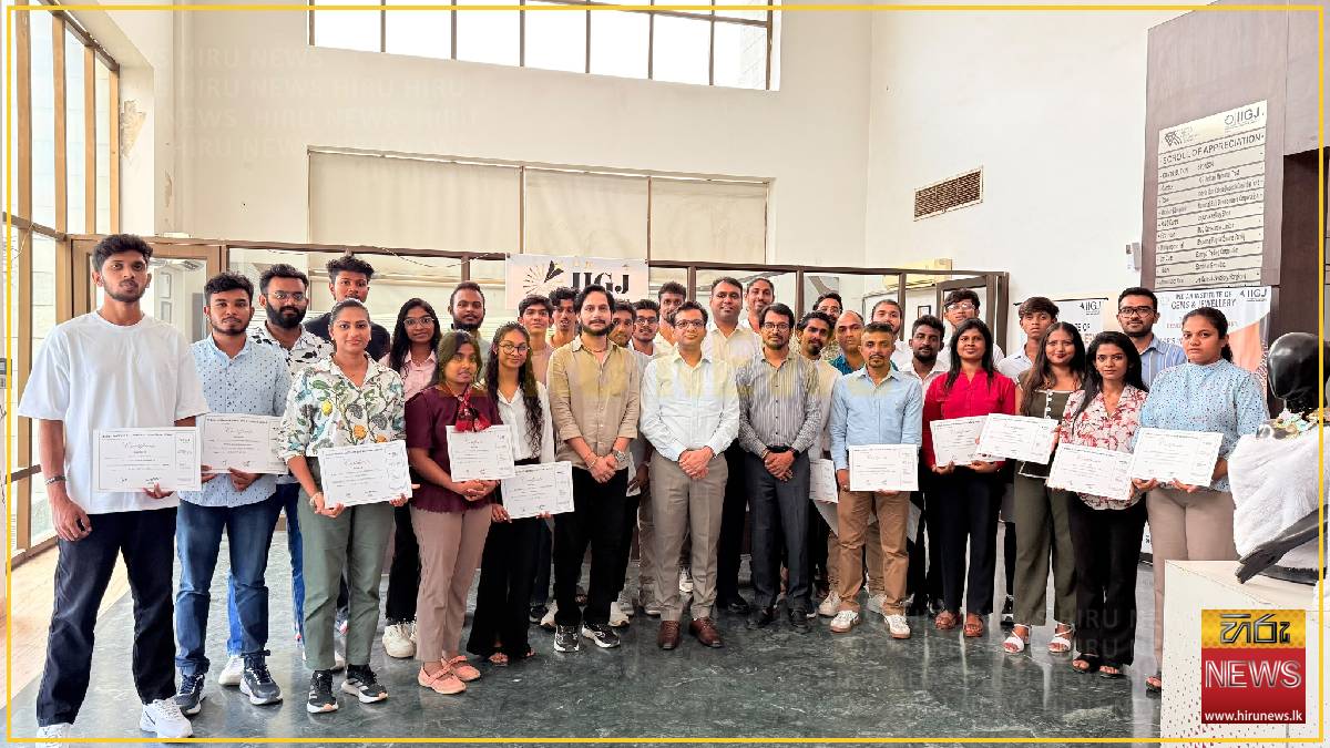 India hosts 29 Sri Lankan gem and jewellery professionals for skills programme