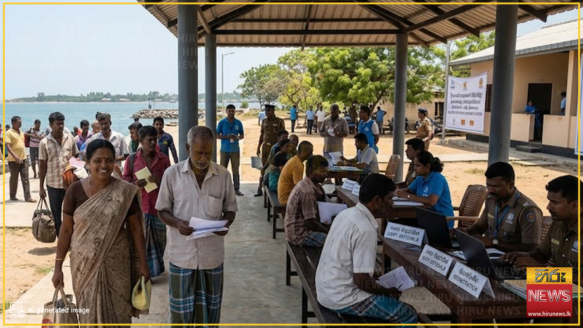 යුද සමයේ අවිධිමත්ව ඉන්දියාවට ගිය ලාංකිකයින්ට යළි මවුබිමට ඒමට අවස්ථාව