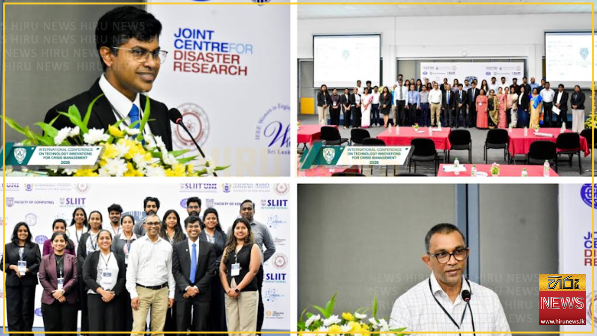 SLIIT, Massey University summit explores technology-driven disaster preparedness
