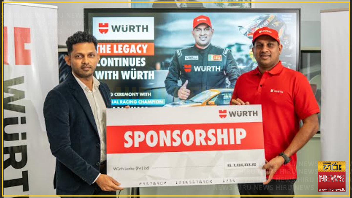 Würth renews partnership with racing champion Ashan Silva