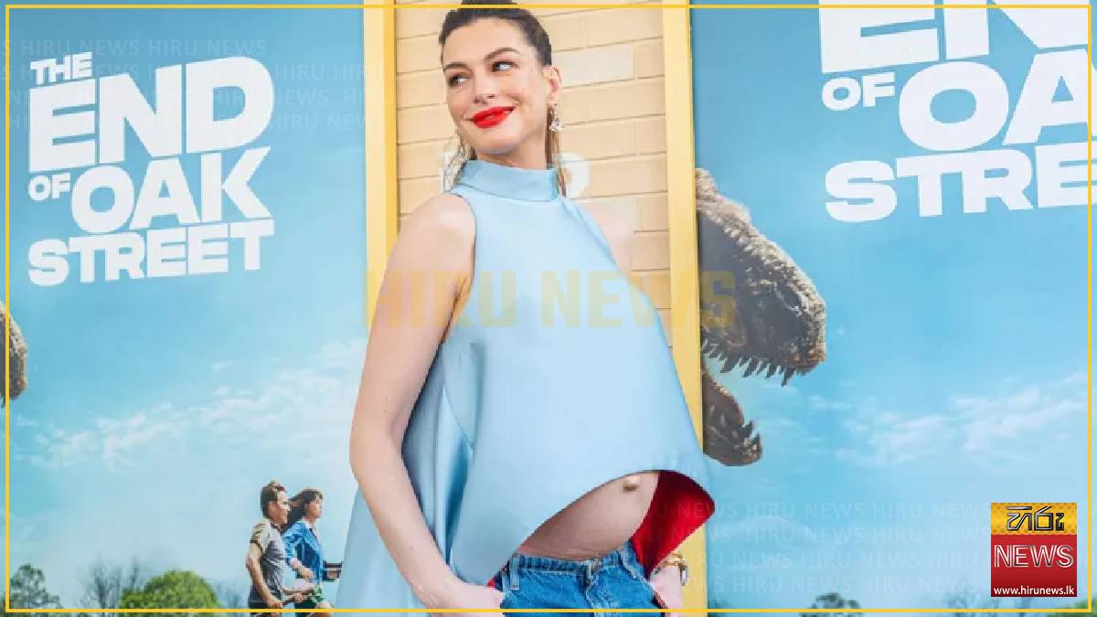 Anne Hathaway pokes fun at 'fake baby bump' theories