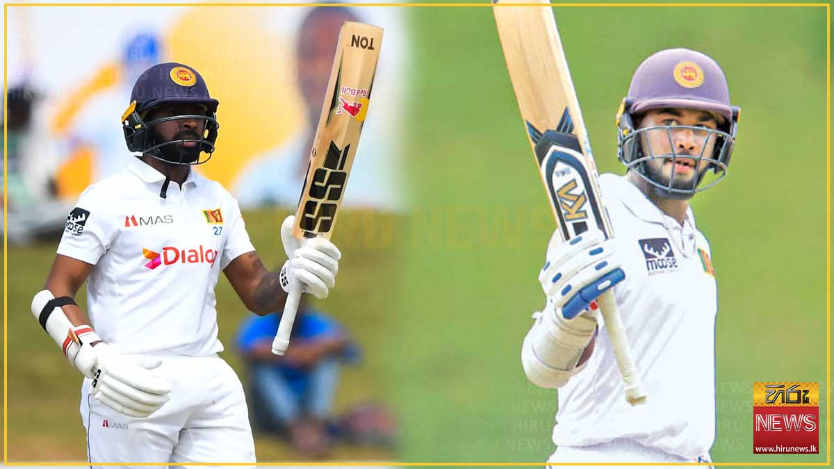 ශ්‍රී ලංකා - ඉන්දීය ටෙස්ට් තරගයේදී ශ්‍රී ලංකා පිලේ කඩුලු රැකීම නිරෝෂන් දික්වැල්ලට හෝ අංජල බණ්ඩාරට