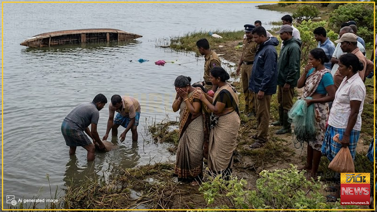 කල්පිටියේදී වල්ලමක් පෙරළී එකම පවුලේ දරුවන් දෙදෙනෙකු ජීවිතක්ෂයට