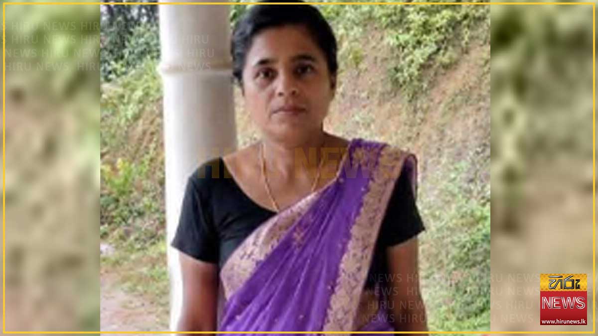 අතුරුදන් කාන්තාවක් සොයා නිල්වලා ගඟේ මෙහෙයුමක්