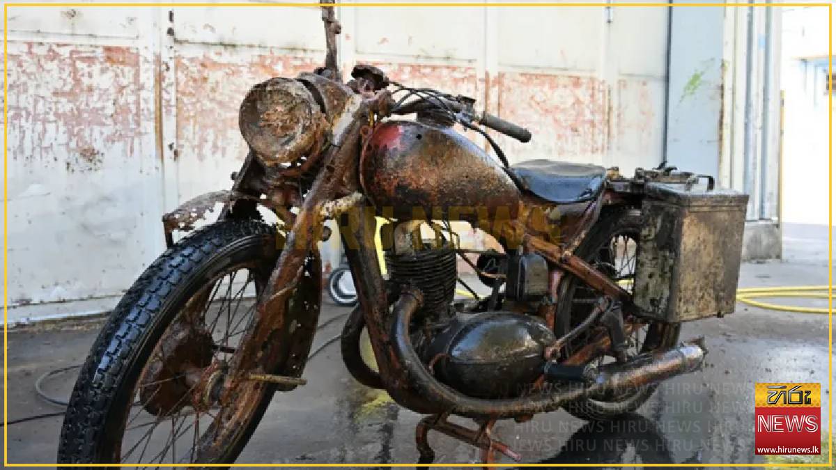 Danube river's low water levels reveal remains of WWII soldiers and motorcycle
