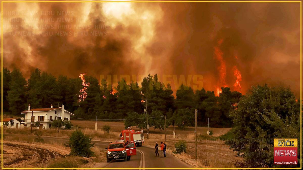 Tourists flee as Greek wildfire hits resort; Croatia also fights blaze 