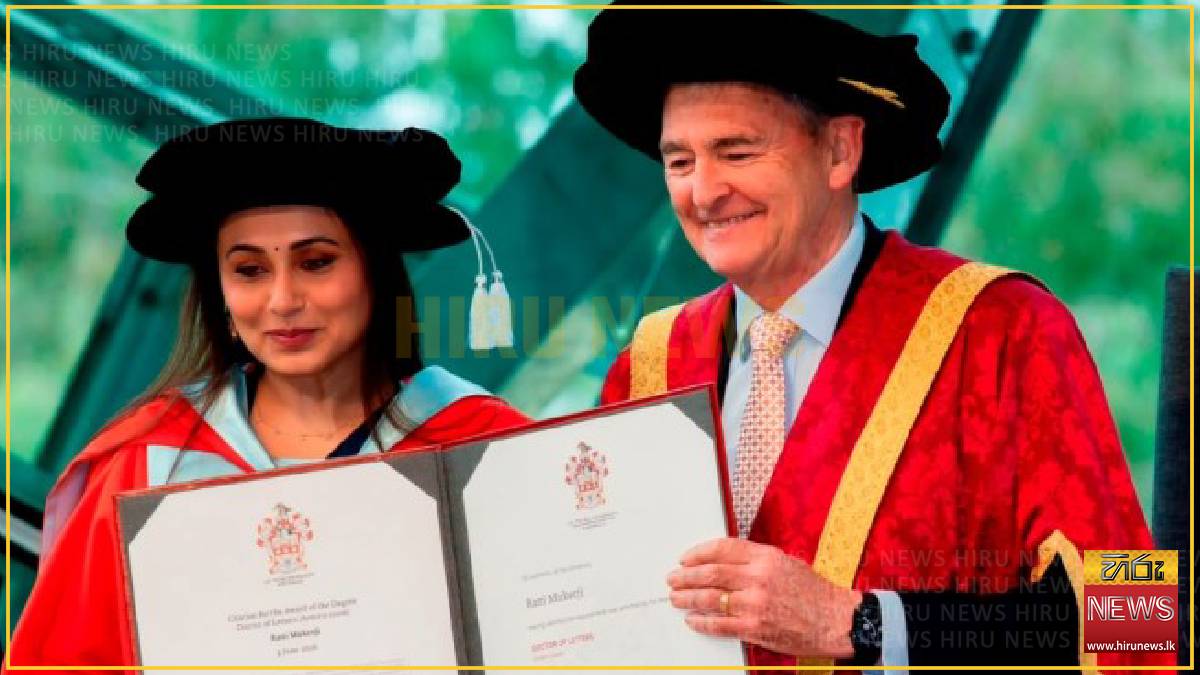 After Shah Rukh Khan, Rani Mukerji receives La Trobe Honorary Doctorate, Wins IFFM Special Citation