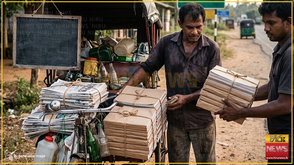 නැගෙනහිරට යැවූ ලක්ෂ 8ක පාසල් පෙළපොත් බෝතල් පත්තරකාරයකුට විකුණලා : ලොරි රියදුරු අත්අඩංගුවට