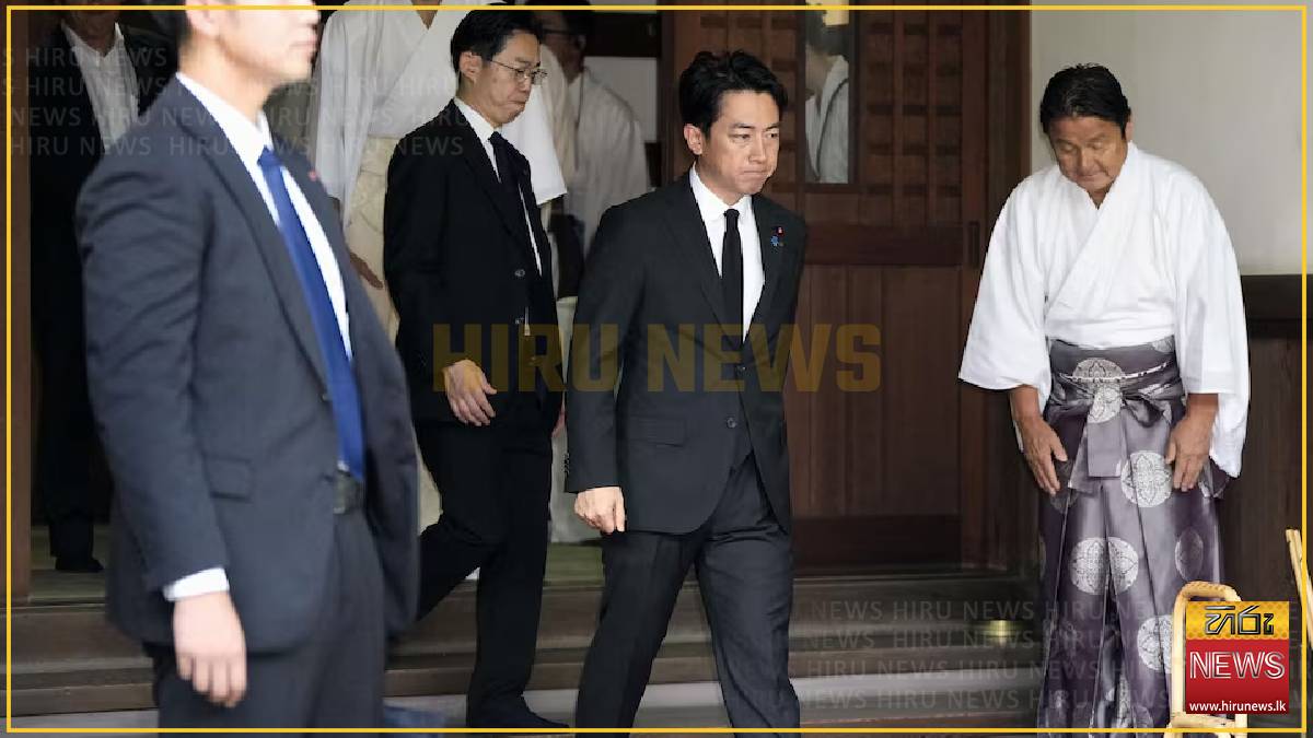 Japan defence minister visits controversial war shrine