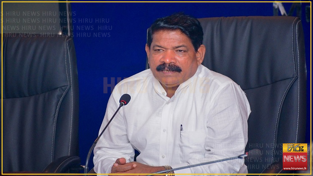 මුහුදු කොල්ලකරුවන්ගේ තර්ජනයට තිත තබනවා - අමාත්‍ය රාමලිංගම් චන්ද්‍රසේකර්