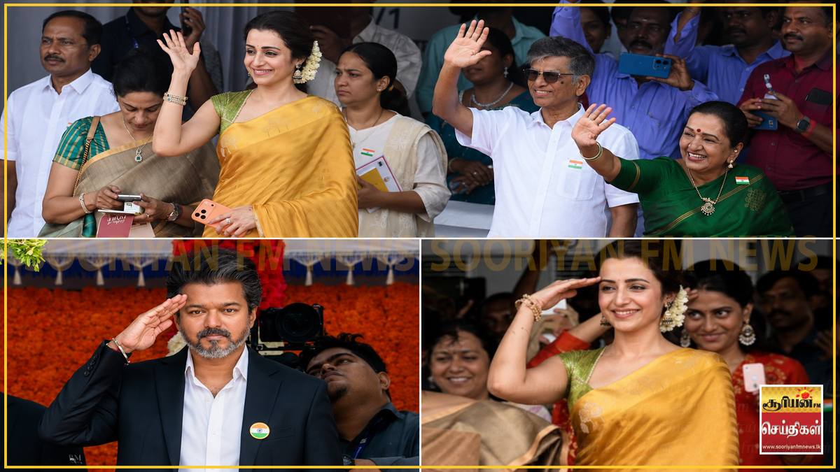 சாதனையாளன் விஜய்யை விட, சுதந்திர தின நிகழ்வில் பேசு பொருளாகிய நடிகை த்ரிஷா!