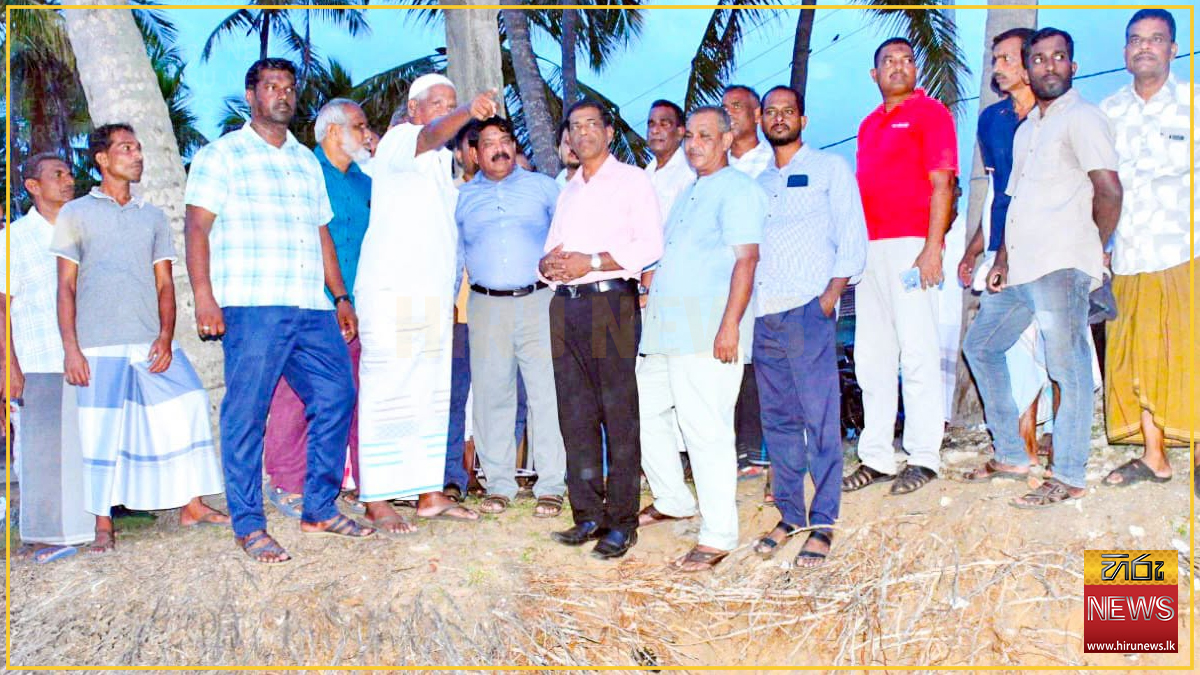 ධීවරයින් වෙනුවෙන් විවේක ගැනීමේ සහ දැල් අලුත්වැඩියා කිරීමේ ශාලා ඉදිකිරීමට පියවර