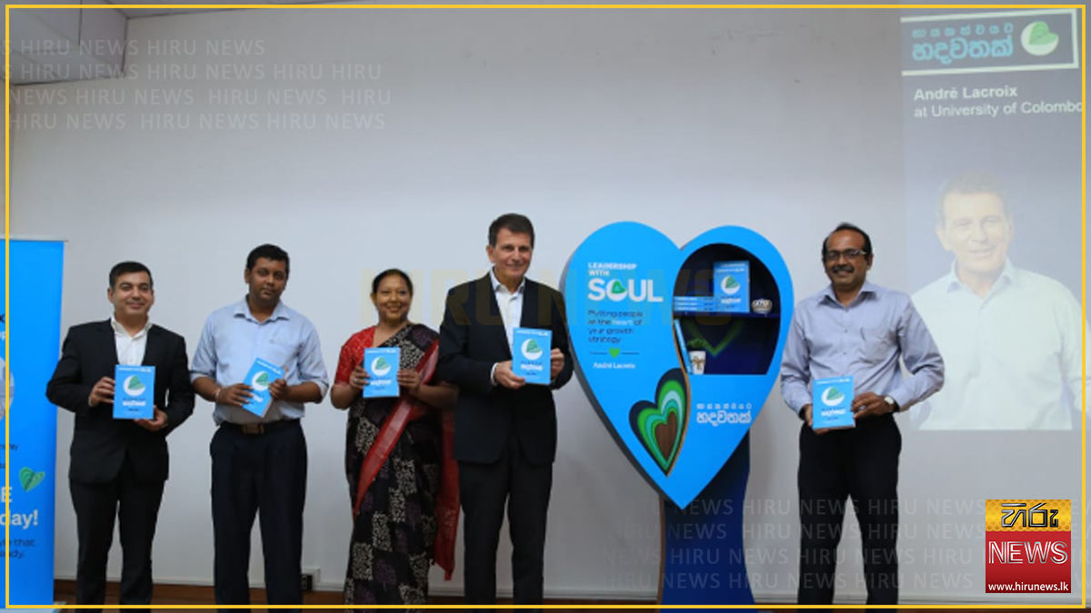 Global CEO André Lacroix launches Sinhalese edition of ‘Leadership with Soul’