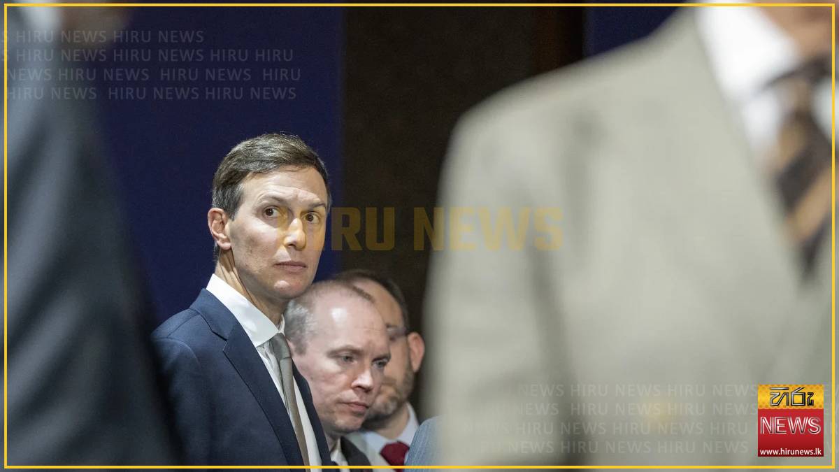 Kushner in the Middle East for meetings with Hamas leader and Egypt's president