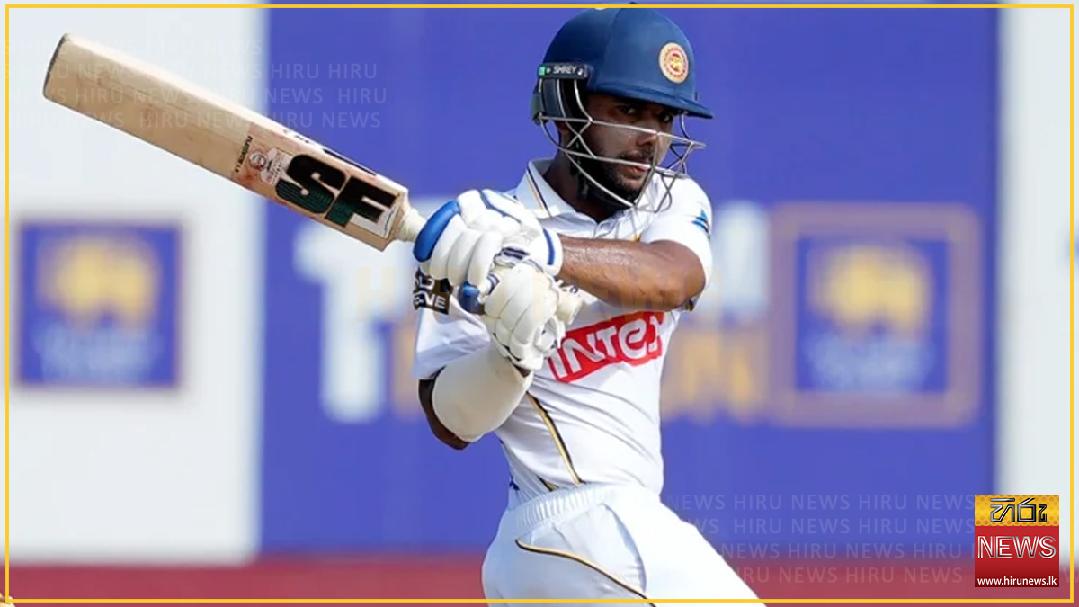 ඉන්දියාවට එරෙහි ටෙස්ට් තරගයේදී සොනාල් දිනූෂ සිය පළමු ටෙස්ට් ශතකය රැස් කරයි