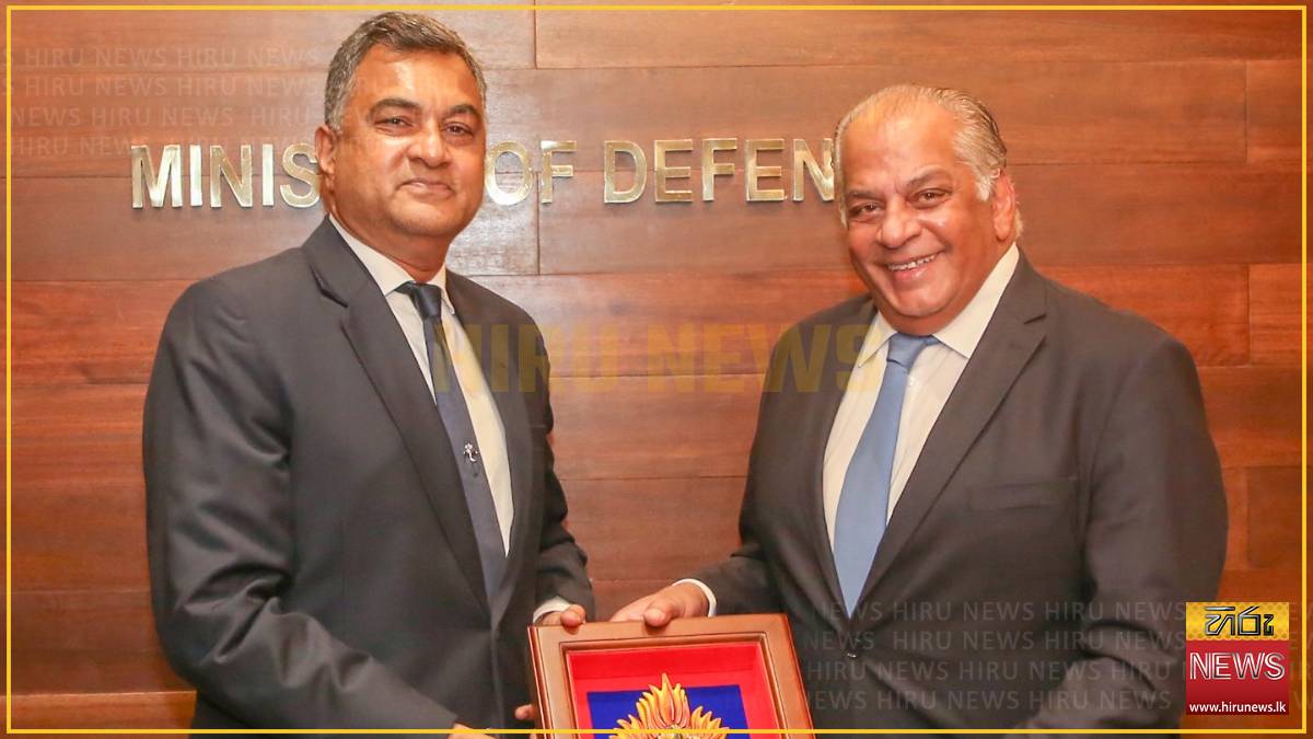 Outgoing Egyptian envoy meets Defence Secretary in farewell call