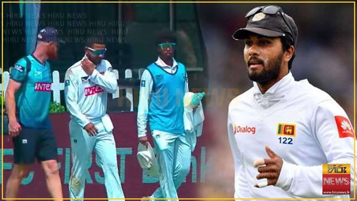 ඉන්දියාවට එරෙහි තරගයේදී චන්දිමාල්ට ආබාධයක්