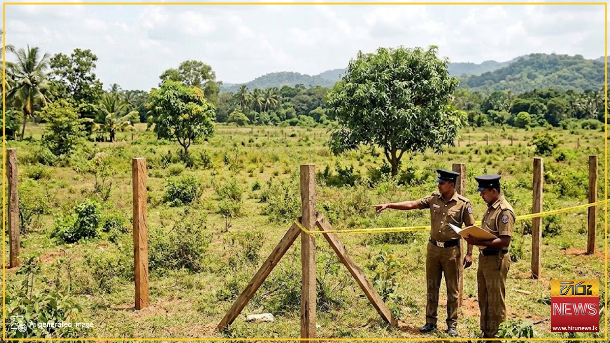 කොස්ගොඩ සුජීගේ ඥාතීන්ගේ මිලියන 60ක ඉඩම් අත්හිටුවයි