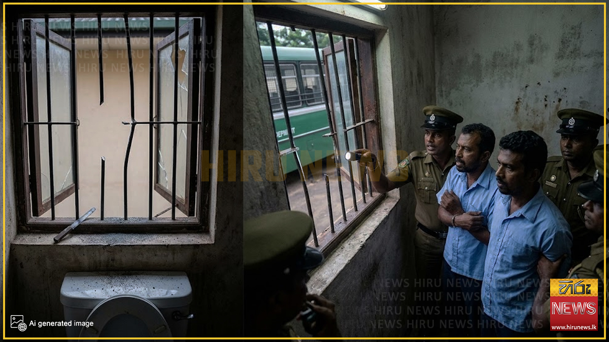 පැනයාමේ සැකයක් මත පල්ලෙකැලේ රැඳවියන් 6ක් වැලිකඩට සහ අඟුණකොළපැලැස්සට