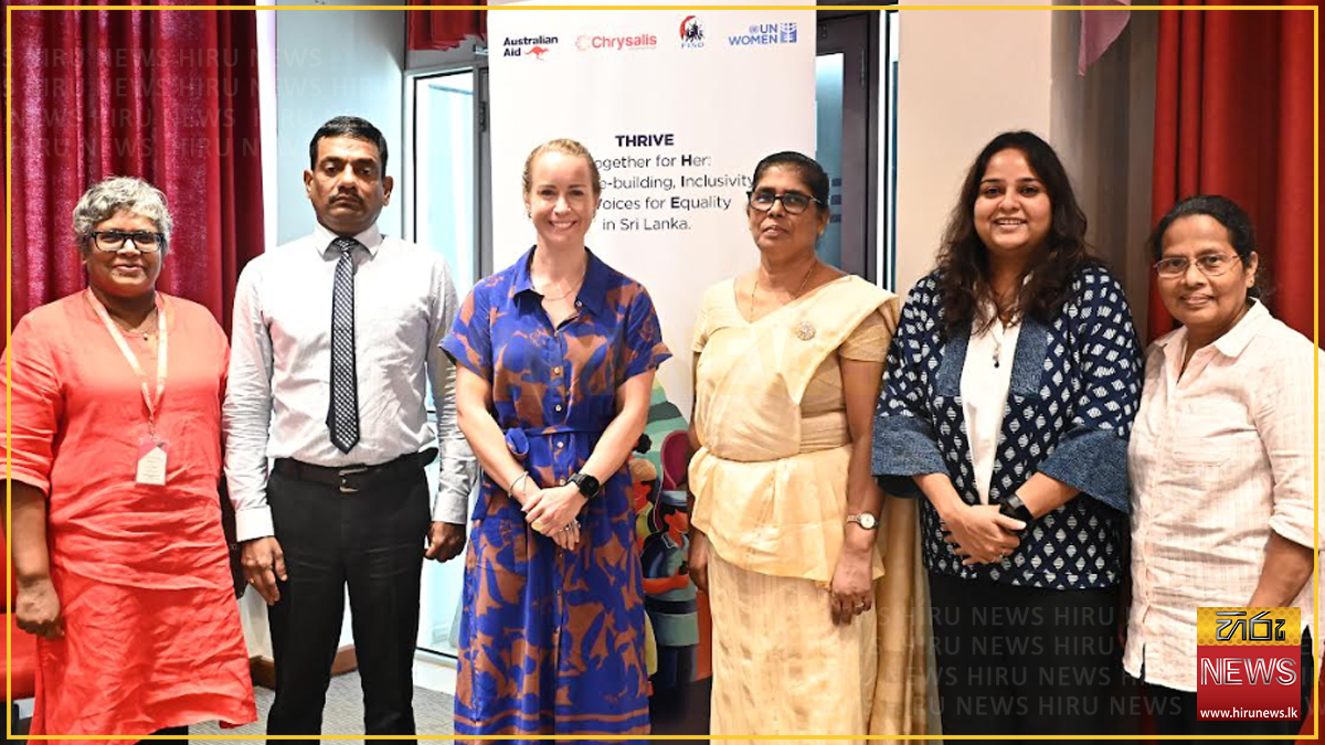 THRIVE project advances women’s empowerment and resilience in Kilinochchi