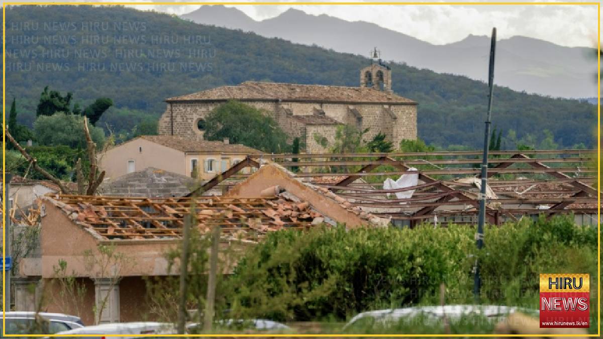 Tornado tears through French village, leaving dozens hurt and homes ravaged