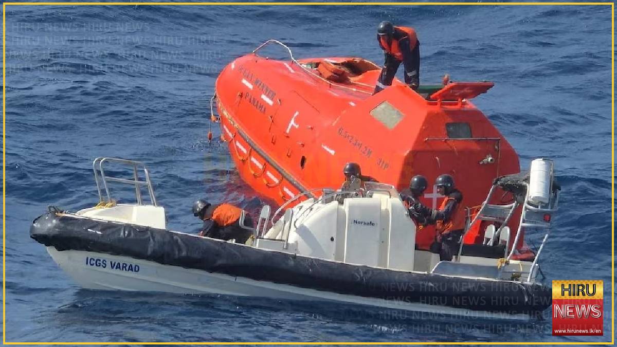 Beacon, lifeboat found as 22 crew remain missing