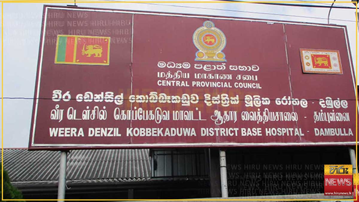 දඹුල්ල  රෝහලට නයෙක් ඇවිත්