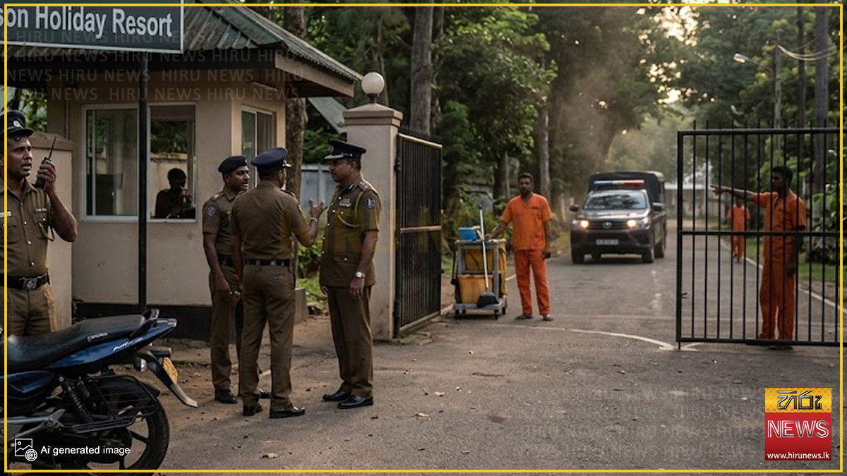 නියාමකගේ යතුරු පැදියෙන් වැලිකඩින් පලා ගිය රැඳවියා ගැන පරීක්ෂණ