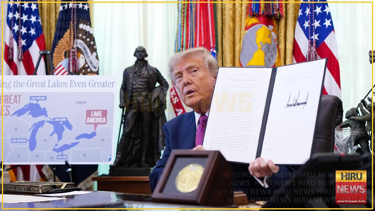 Trump signs order renaming Lake Ontario as Lake America