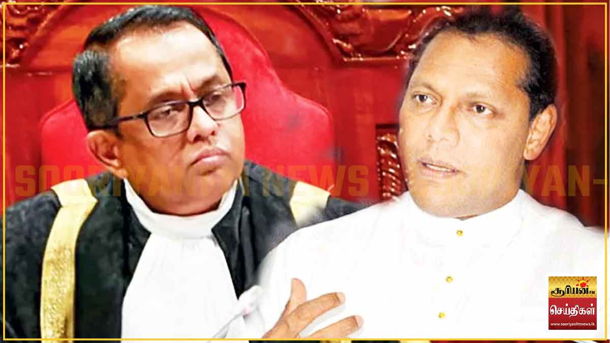பிரதம நீதியரசருக்கு எதிரான குற்றச்சாட்டுகள்- சபாநாயகரிடம் எழுத்துப்பூர்வ விளக்கத்தை கோரினார் தயாசிறி ஜயசேகர