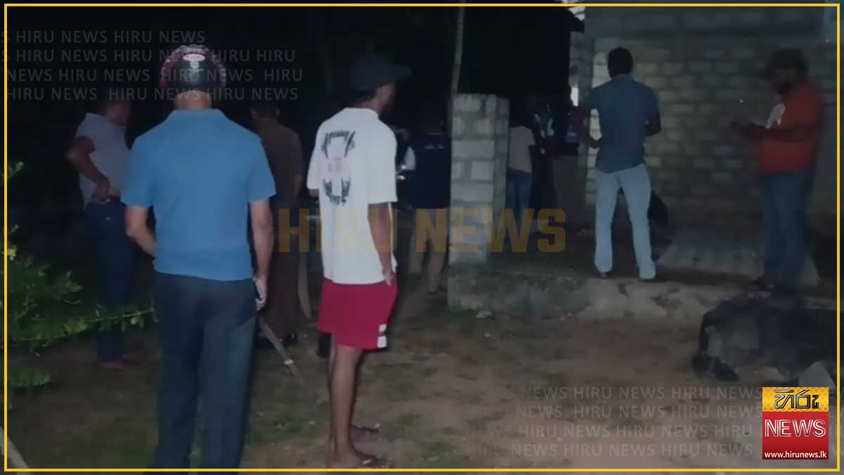 කළුතර වෙඩි තැබීමෙන් මියගියේ පානදුර නිලංගගේ මස්සිනා