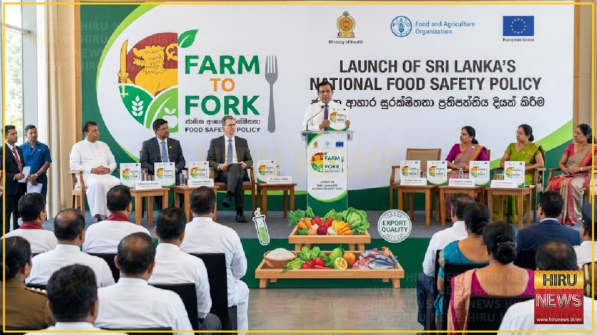 Sri Lanka rolls out unified food safety roadmap