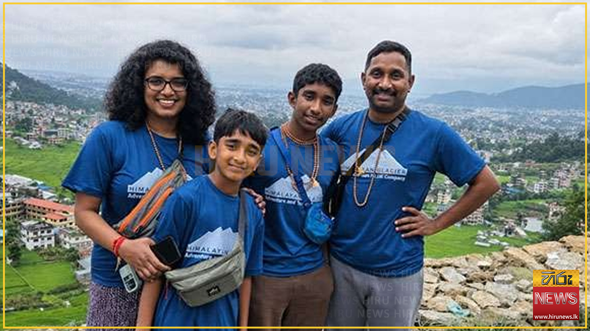 නේපාල ඛේදවාචකයෙන් ශ්‍රී ලාංකික සම්භවයක් ඇති ඔස්ට්‍රේලියානු යුවළක් සහ ඔවුන්ගේ පුතුන් දෙදෙනා අතුරුදන්
