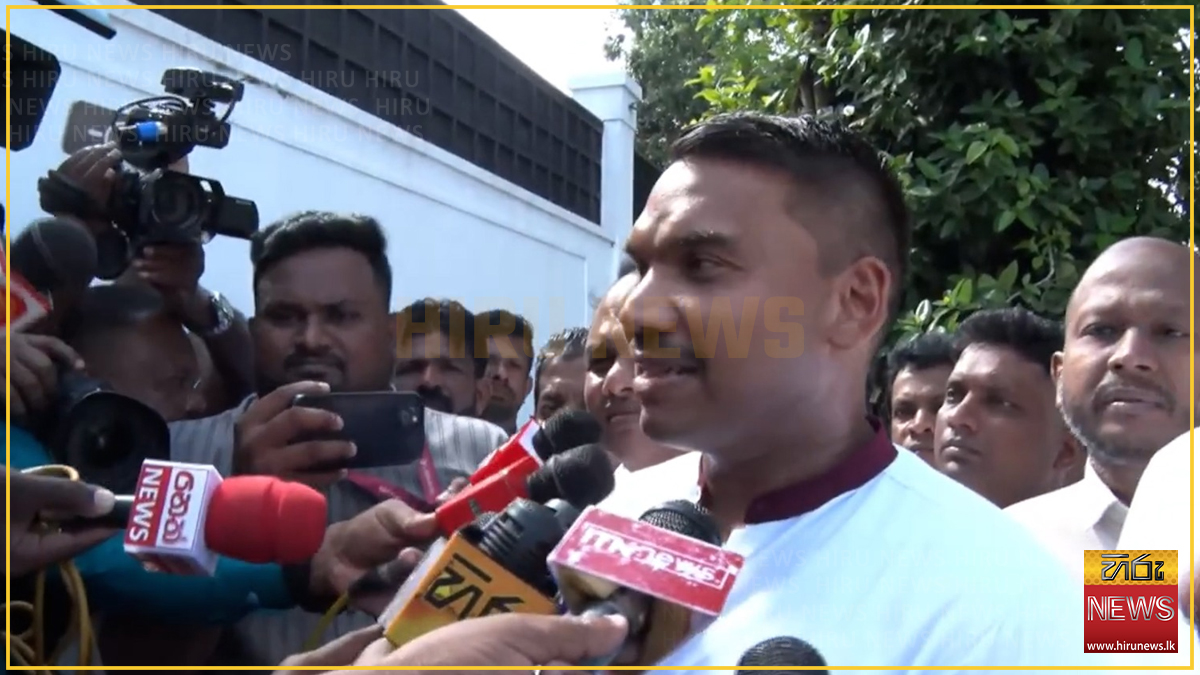 Namal Rajapaksa arrives at Bribery Commission over Airbus deal
