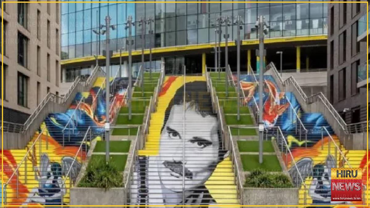 Giant Freddie Mercury mural marks singer’s 80th birthday