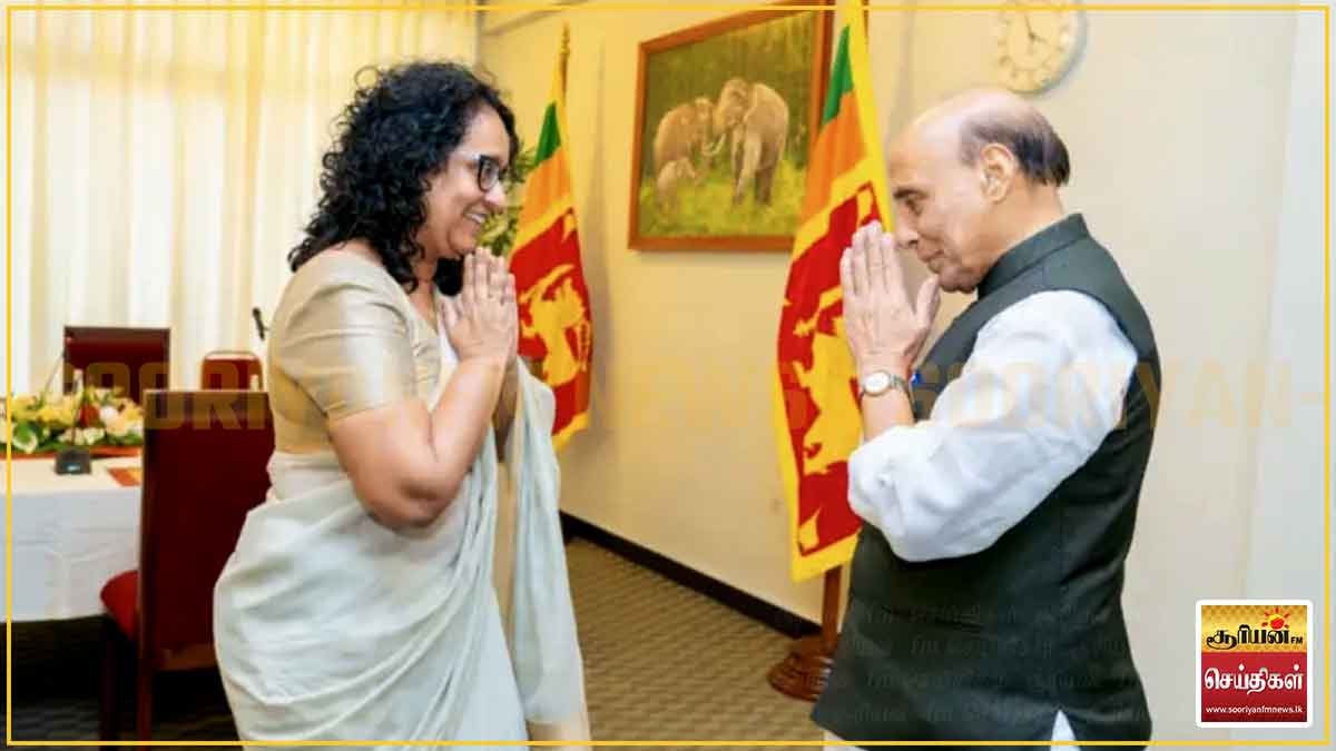 பேரழிவில் கைக்கொடுத்த இந்தியா: பிரதமர் ஹரிணியுடன் ராஜ்நாத் சிங் சந்திப்பு!