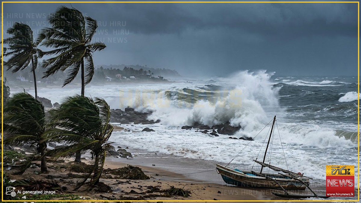 තද සුළං ගැන අවවාදාත්මක නිවේදනයක්