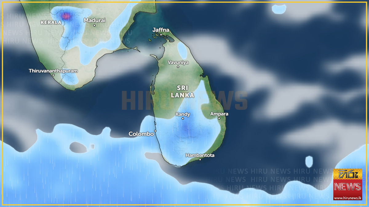 ඉදිරි දින කිහිපයේ කාලගුණයේ වෙනසක්: පළාත් කිහිපයකට සවස් කාලයේ ගිගුරුම් සහිත වැසි